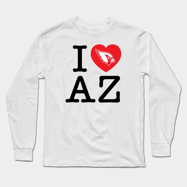 I Love AZ Long Sleeve T-Shirt by LunaGFXD